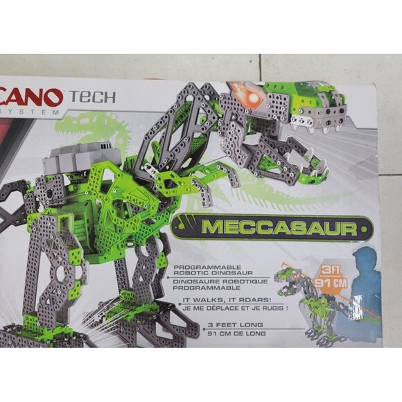 Meccano Tech Meccasaur Programmable Robotic T-Rex Dinosaur Building Kit - Picture 2 of 10